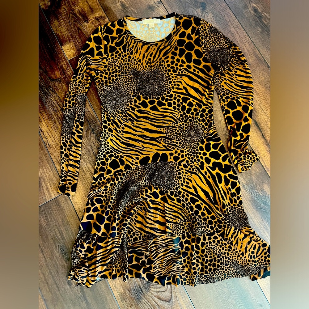 Michael Kors size small leopard dress